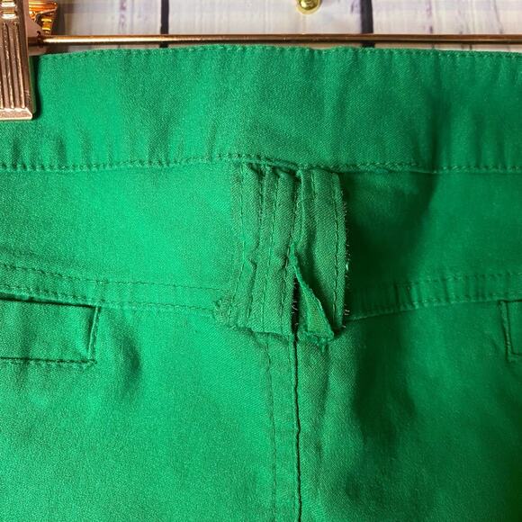 SJ Green Zipper Pants Sz 37 - Picture 8 of 9